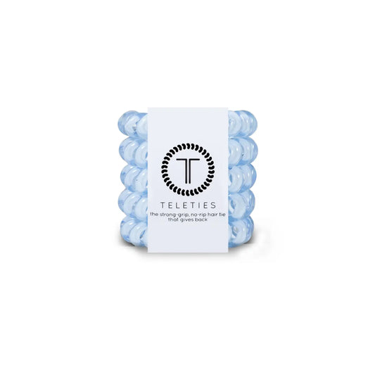 Washed Denim - Tiny Teleties 5-pack