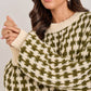 Laura Chunky Textured Sweater in Brown