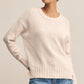 Beck Textured Sweater in Crystal