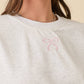 Taylor Ribbon Embroidered Bow Sweatshirt