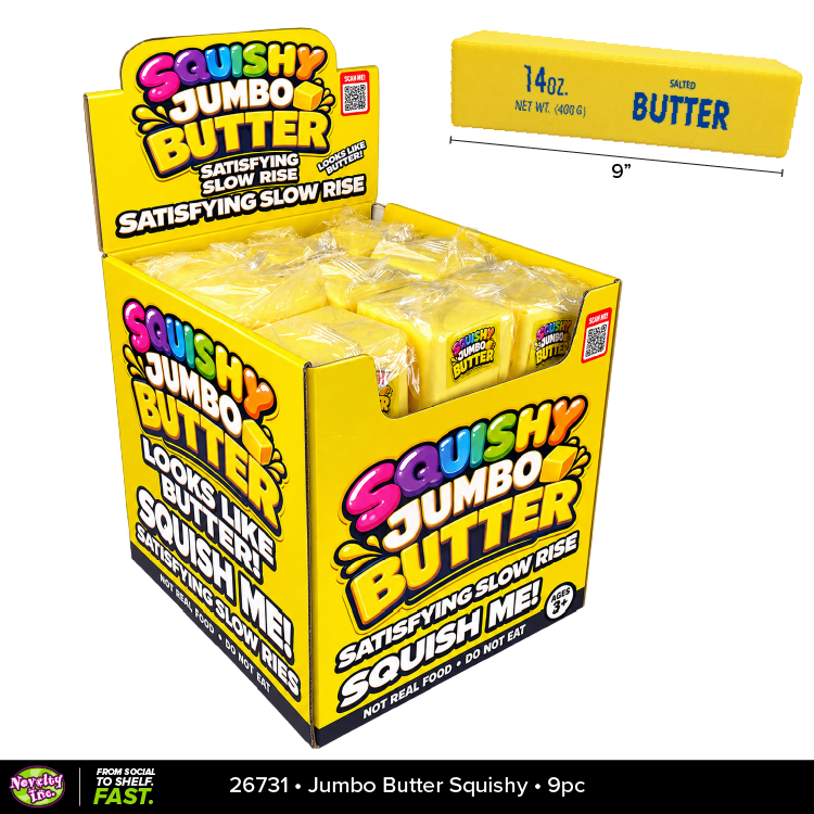 Fun Doh 10" JUMBO Butter Slow Rise