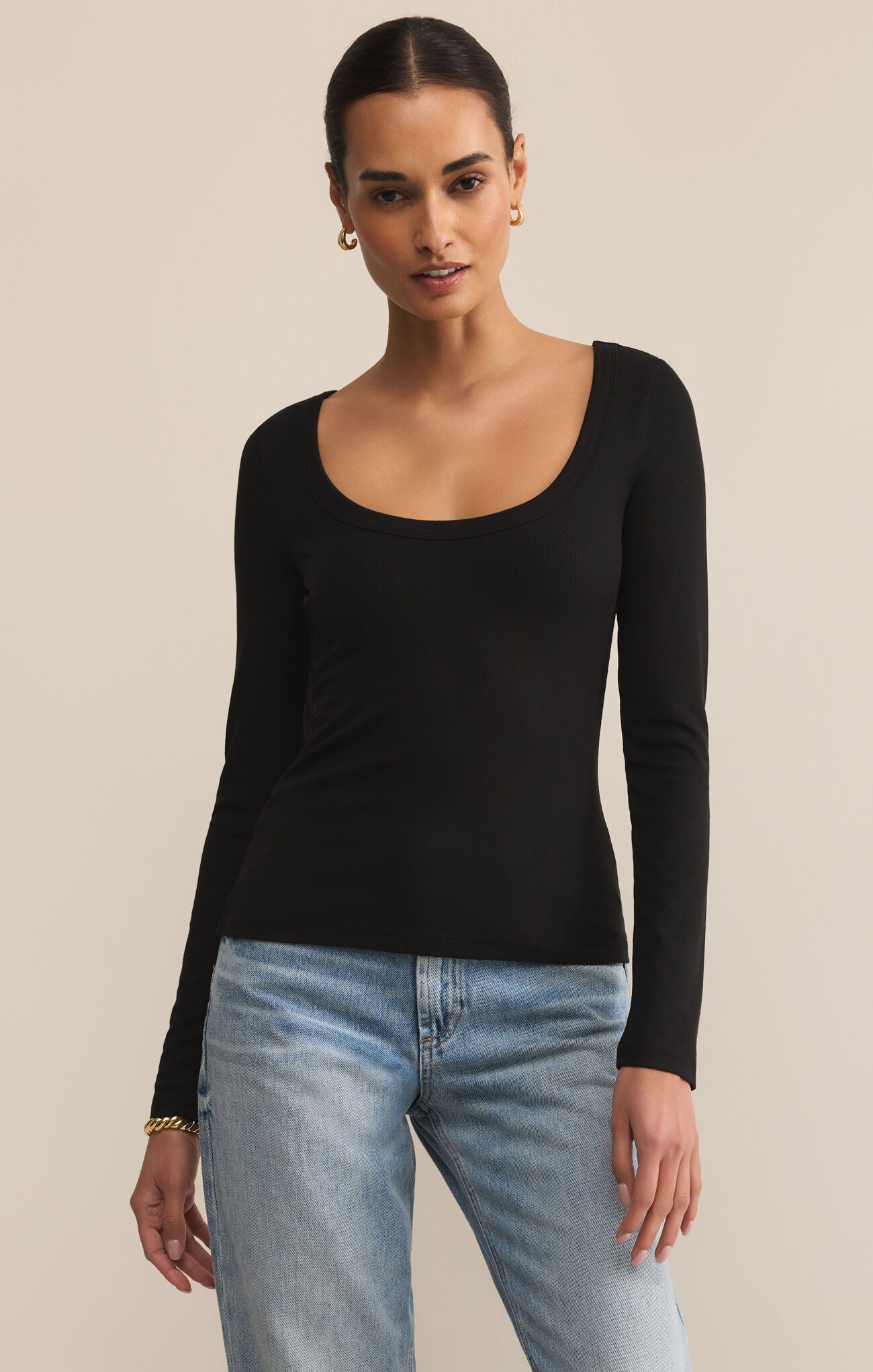 Willow Second Skin Scoop Neck Top