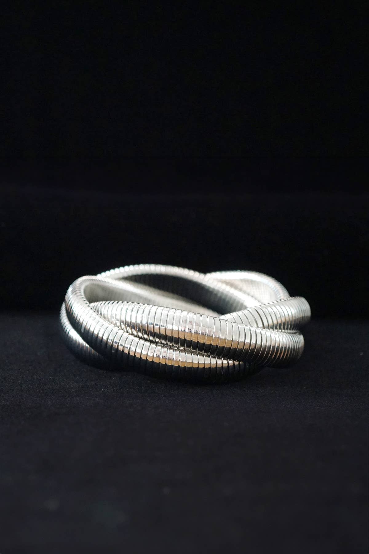 Silver Tone Bangle Bracelet