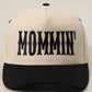 MOMMIN' Letter Embroidery in Black