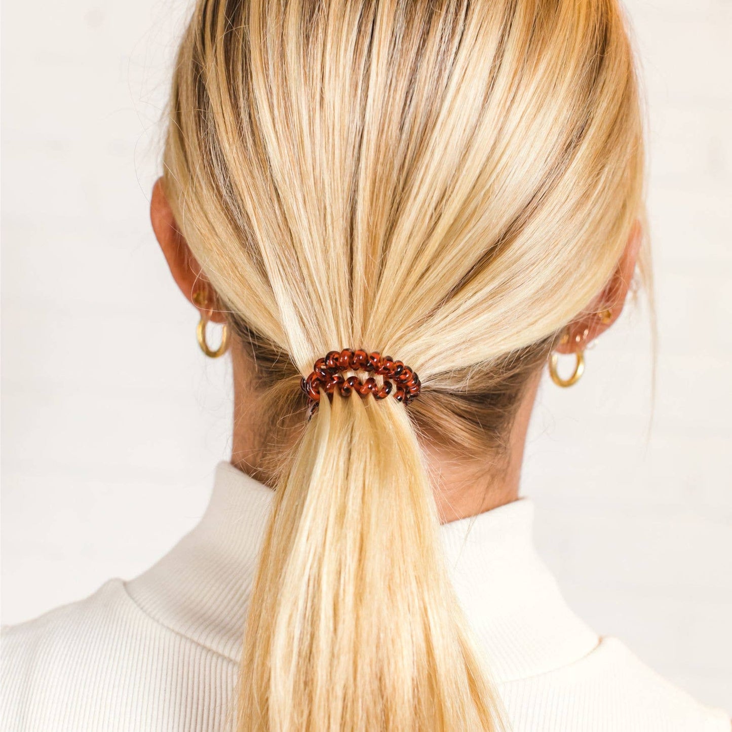 Small Tortoise Spiral Hair Coils