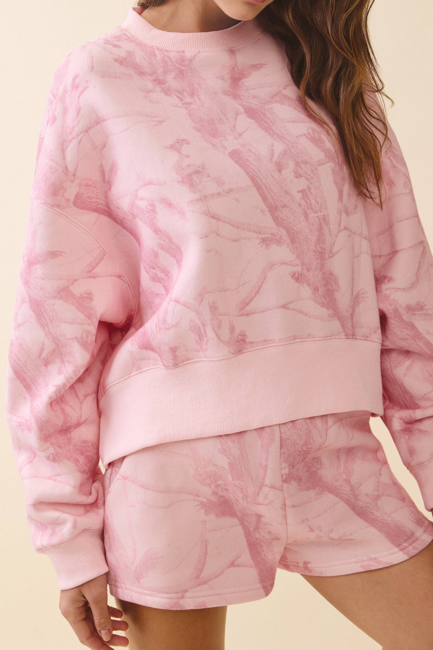 White Camouflage Shorts