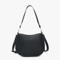 Raquel Whipstitch Saddle Bag in Black