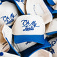 Oh My Lanta Embroidered Trucker Hat - Blue & Cream