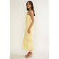 Chloe Sunshine Tier Maxi Dress in Butter