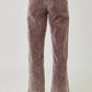 Julie Washed Corduroy Trousers in Eggplant