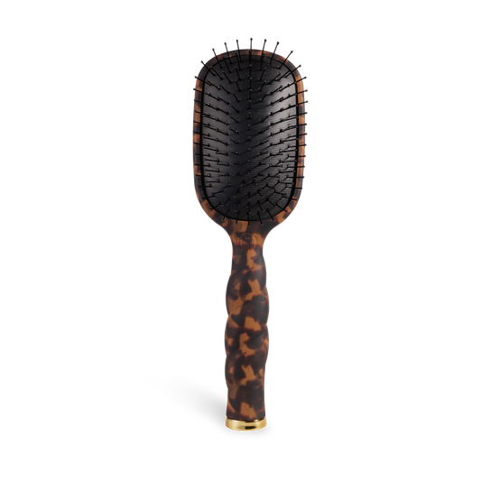 Teleties Detangler Hair Brush for Medium Hair in Tortoise