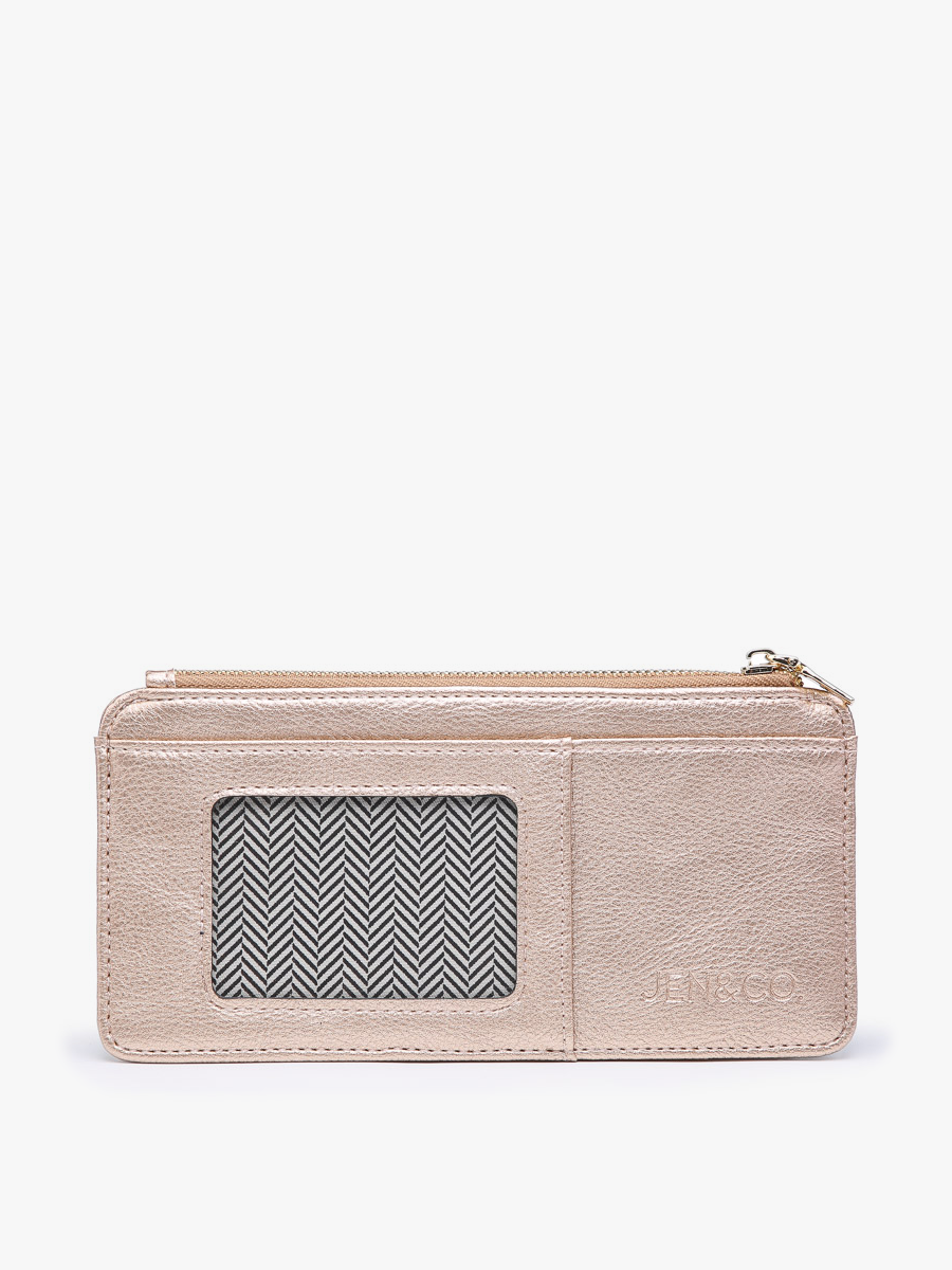 Saige Slim Wallet in Brown
