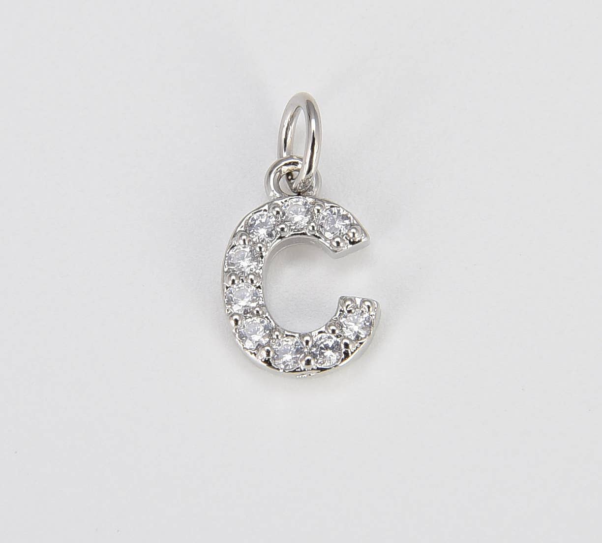 Silver Initial Charms A-Z