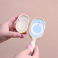 Mini Detangler Brush for Medium Hair in Tan