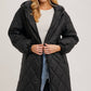 Norah Quilted Puffer Jacket in Black