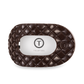 Flat Round Hair Clip | Large | Truly Taupe Quilted