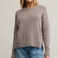 Beck Textured Sweater in Light Tavern