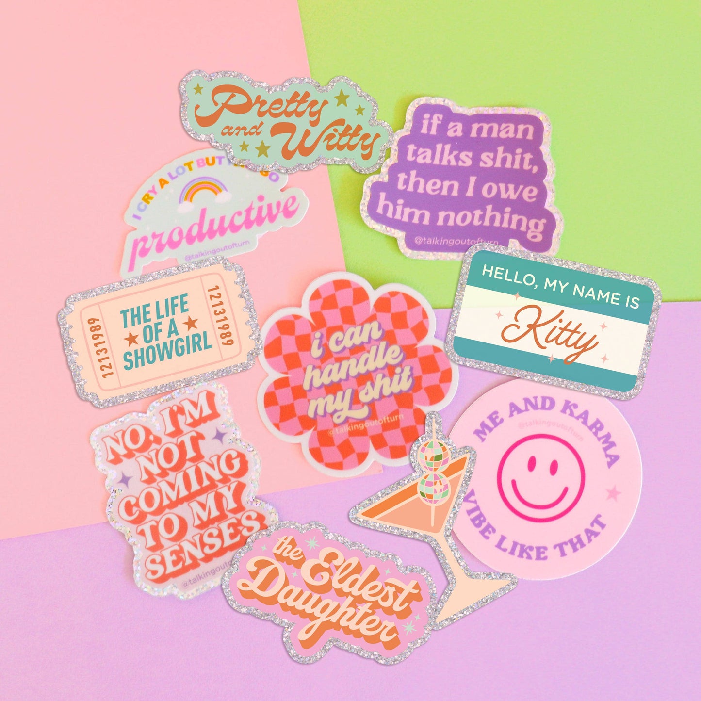 Martini Disco Swiftie Stickers (Taylor Swift Inspired)