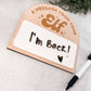 A Message From Your Elf Reusable Whiteboard Sign