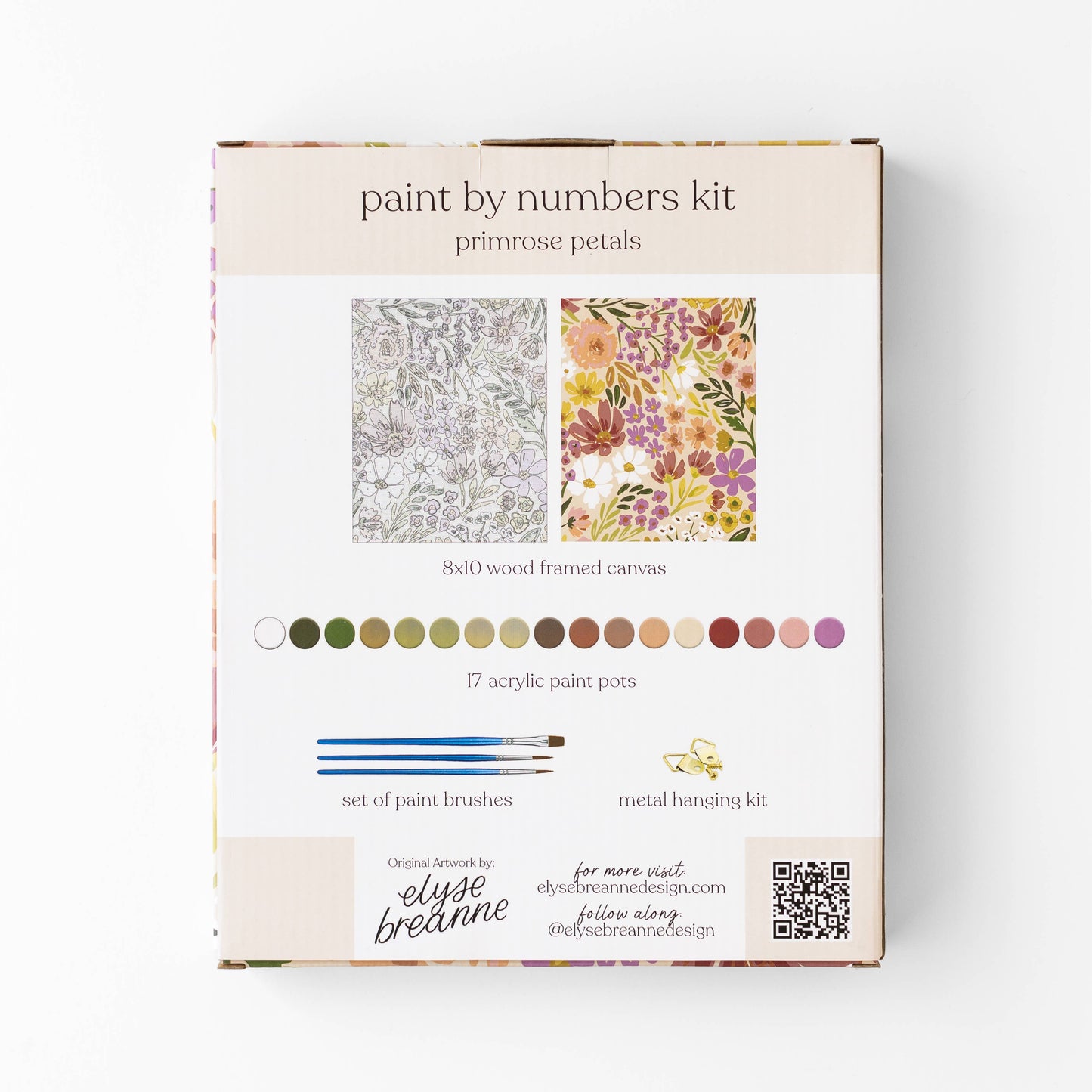 Primrose Petals Paint By Number Kit