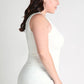 Zoey Plus Size Tank Top Jersey in White