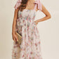 Kari Floral Smocked Midi Dress