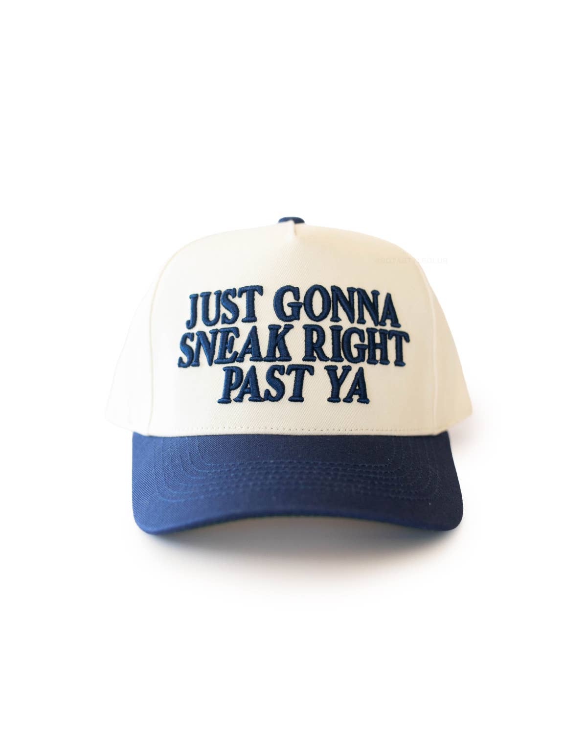Just Gonna Sneak Right Past Ya Trucker Hat Navy