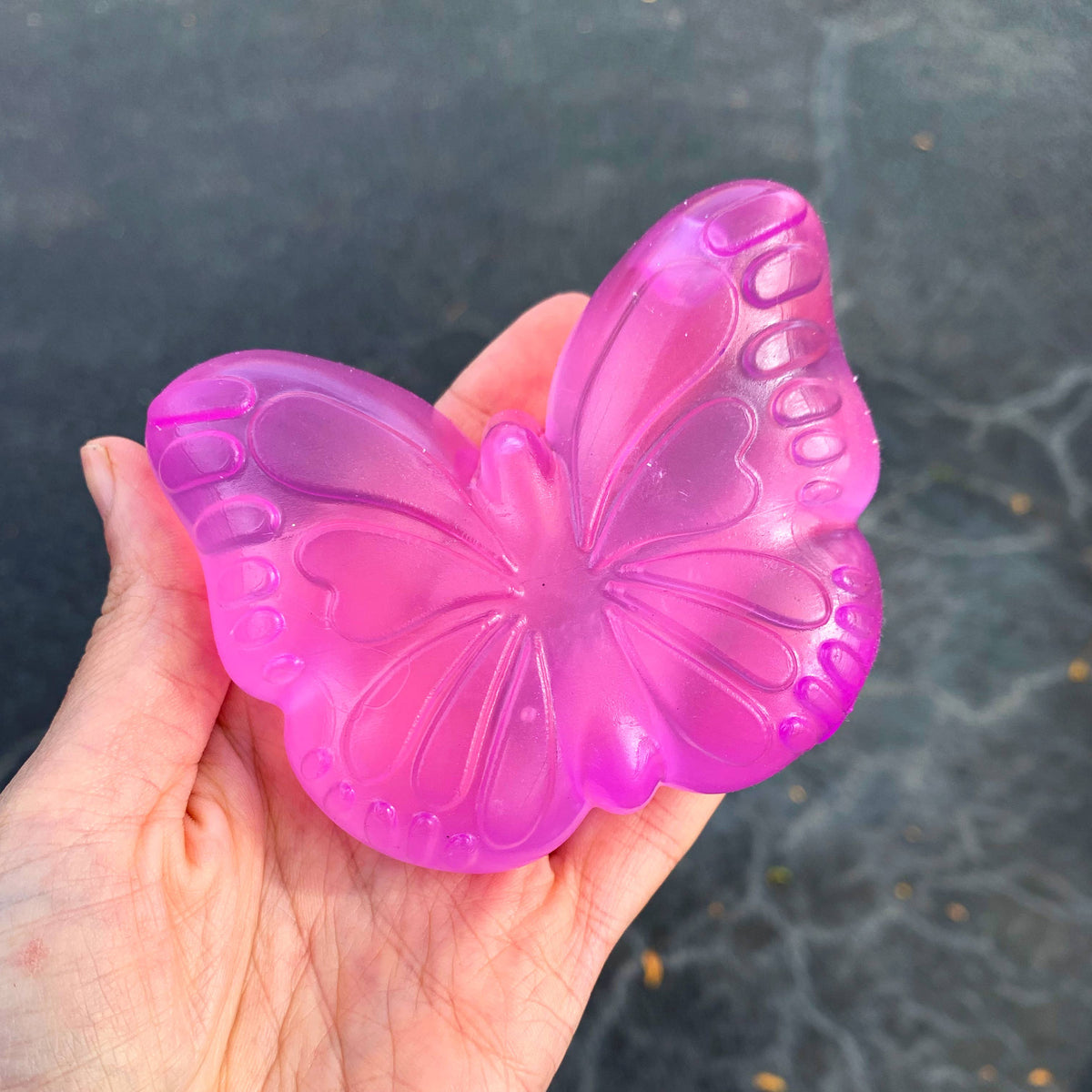 Super Duper Sugar Squisher Butterfly Toy Top Trenz