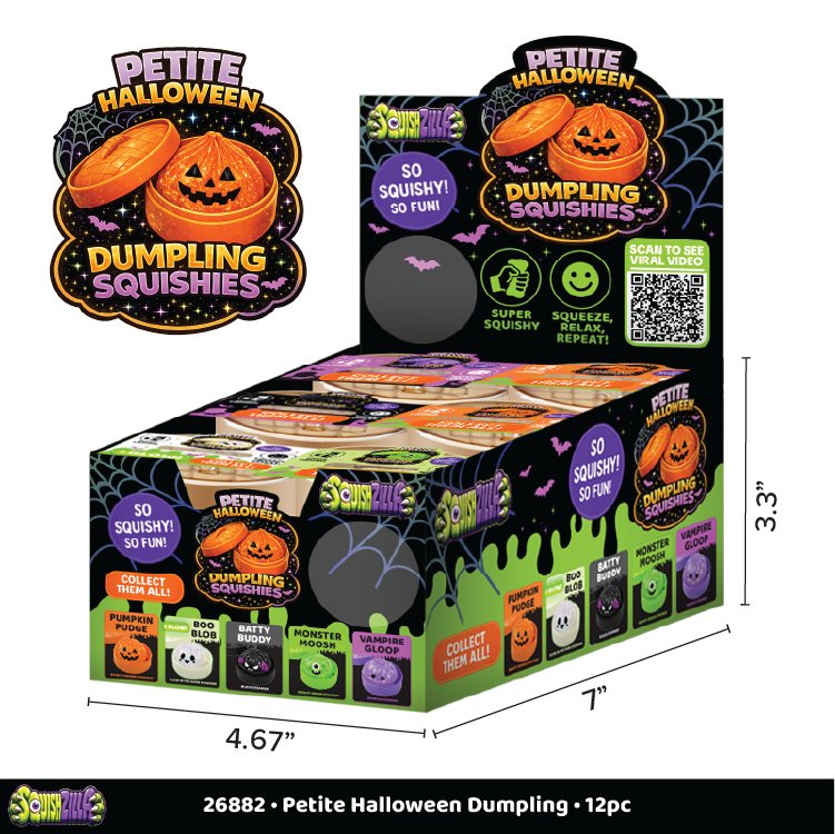 Fun Doh Petite Spooky Halloween Squishy Dumpling Mini