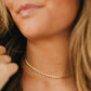 Dakota Disc Chain Necklace in Silver