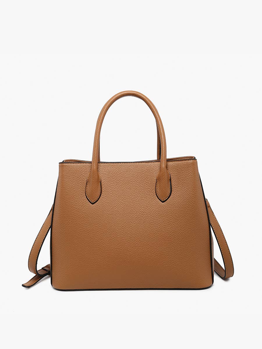 Tyler Classic Tote w/ 3 Compartments in Taupe