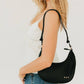 Celeste Crescent Shoulder Bag in Camel