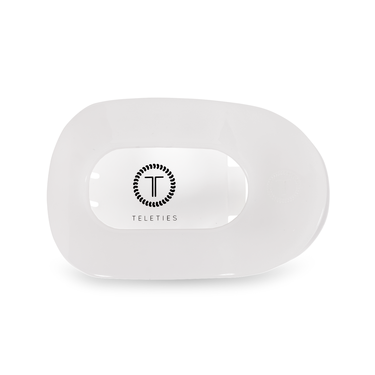 Large Coconut White Hair Clip