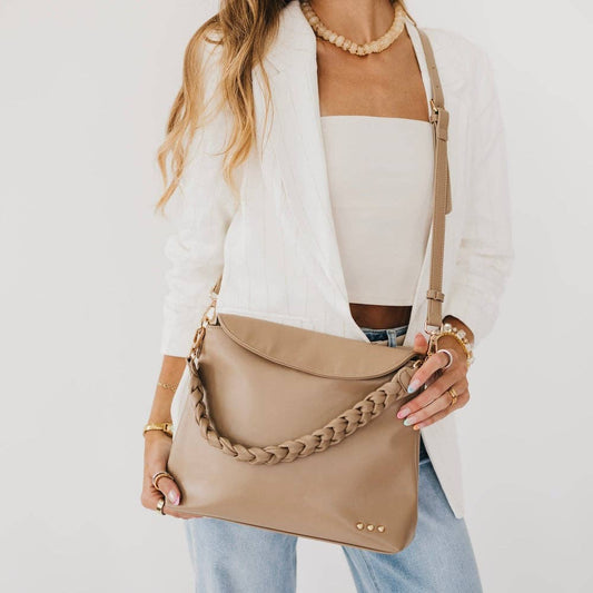 Shay Crossbody Bag in Taupe