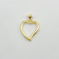 Gold Filled Heart Charm Pendant