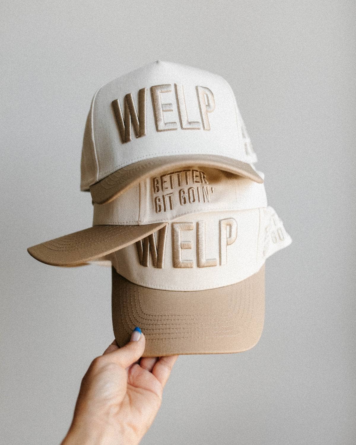 WELP Better Git Goin' Funny Midwest Embroidered Trucker Hat