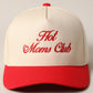 Hot Moms Club Trucker Baseball Cap in Red