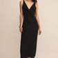 Elvie Midi Dress in Black