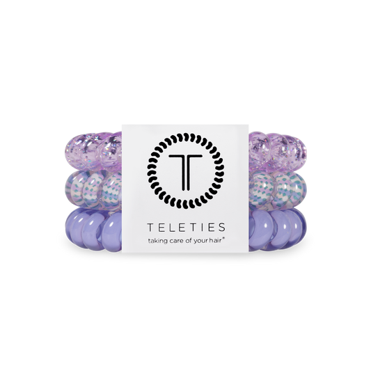 Spiral Hair Coils  Large in Lavender Mist