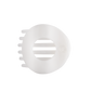Coconut White Large Flat Circle Hair Clip