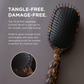 Teleties Detangler Hair Brush for Medium Hair in Tortoise