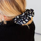 Onyx Floral Jumbo Scrunchie