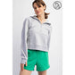 Drea Hoodie in Heather Grey in Plus