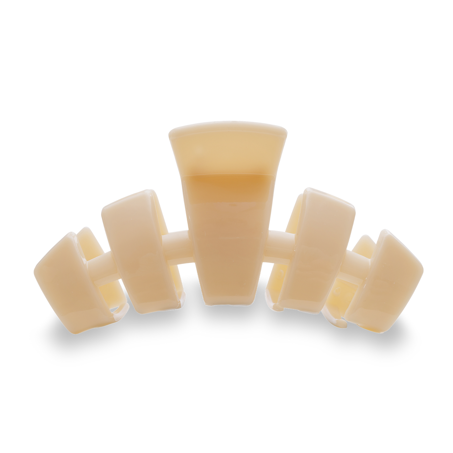 Large Classic Hair Clip in Almond Beige