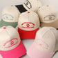 MENTALLY PETTING Two-Tone Embroidered Trucker Hat in Black