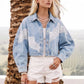 Gilly Lace Trim Detail Jacket Cropped