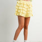 Tayler Layered Ruffled Eyelet Mini Skort in White