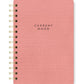 Agatha Notebooks - Current Mood (Coral Pink)