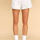 White Camouflage Shorts