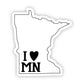 I Love Minnesota Sticker